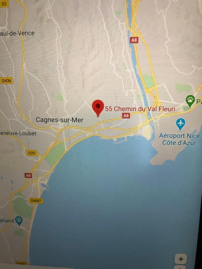 Villa C3 Arthur Rimbaub Chambre D'Hote Piscine Proche Mer Plage 600M Cagnes-sur-Mer Exterior foto